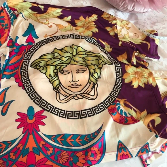 Vibrant Multicolor Pajama Set - Picture 10 of 15